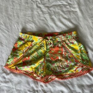 Lilly Pulitzer For Target High Waist Shorts in Yellow and Orange
